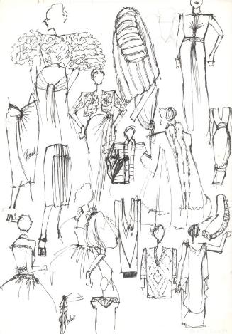 Multidrawing of Dresses