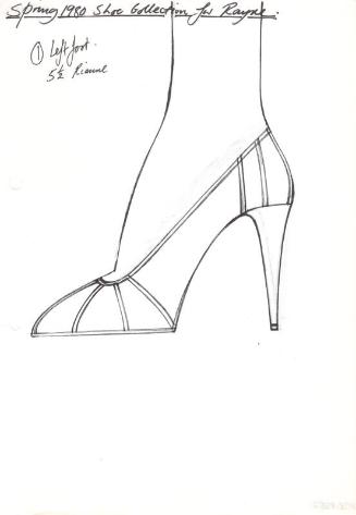 Drawing of Stiletto Shoe
