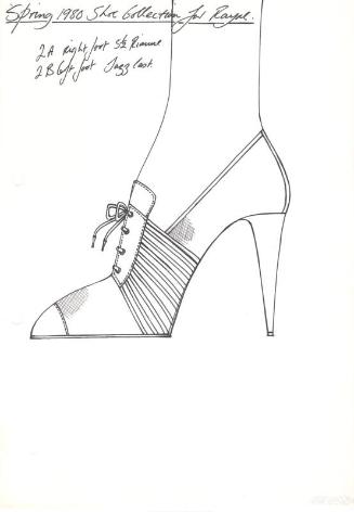Drawing of Stiletto Shoe