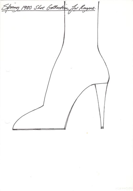 Stiletto Shoe Template