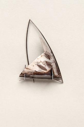 Monel Metal Brooch by Leonard Smith