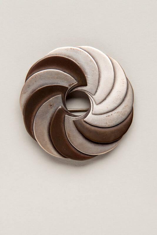 Circular Brooch by Mark Powell