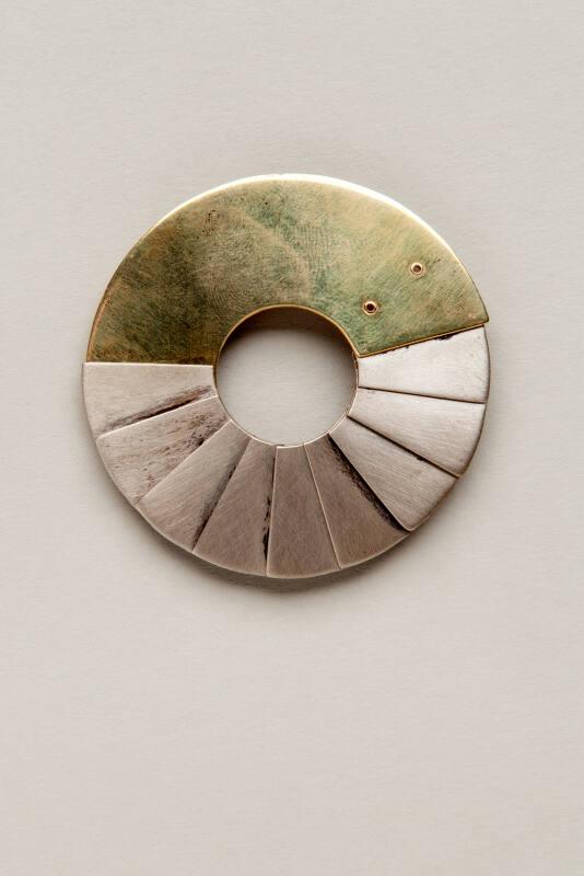 Circular Brooch by Mark Powell