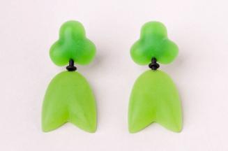 Lime Resin Earrings by Kathie Murphy