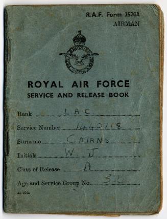 Royal Air Force Service Release Book