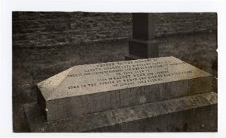 Memorial Stone To G.Wilson, 2 Photographs