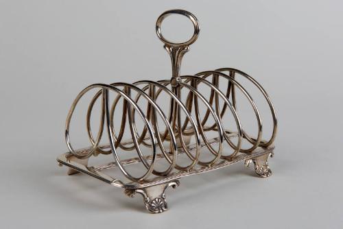 Silver Toast Rack by George Paton