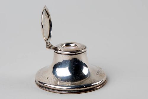 Silver Inkwell by James Deakin and Sons