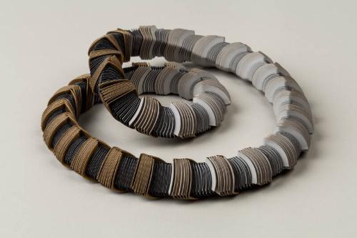 Grey Paper Necklace