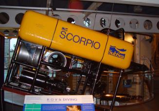'scorpio' Remotely Operated Vehicle as used in the Offshore Oil Industry for Inspection, Mainte…