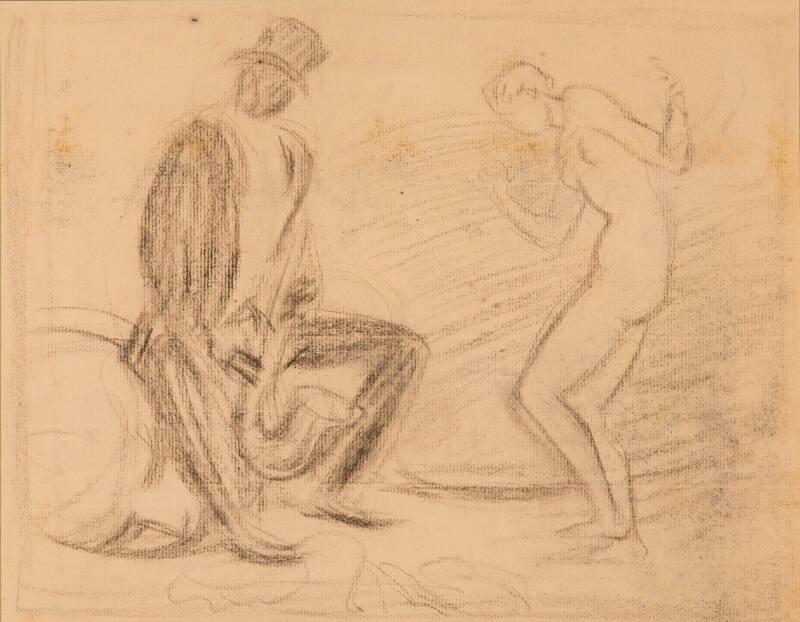 Study for 'The Breakdown' by John Bulloch Souter