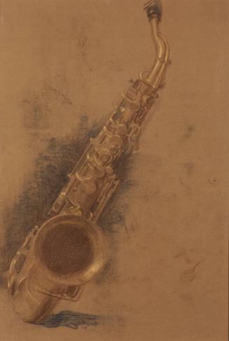 Study for 'The Breakdown' - The Saxophone, by John Bulloch Souter