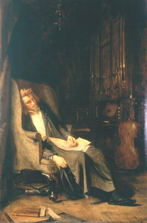 A Musician's Reverie by John Pettie