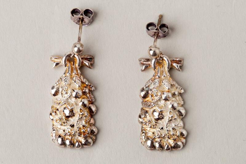 Pair of Silver Fruit Earrings sold by Jamieson and Carry