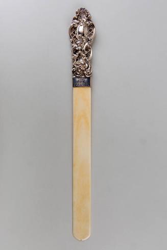 Silver And Ivory Paperknife