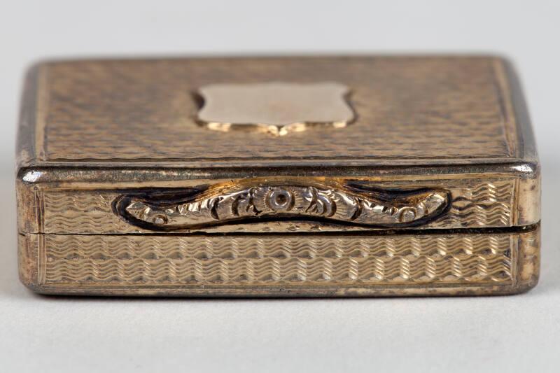 Silver Gilt Vinaigrette by Charles Washington Shirley Deakin