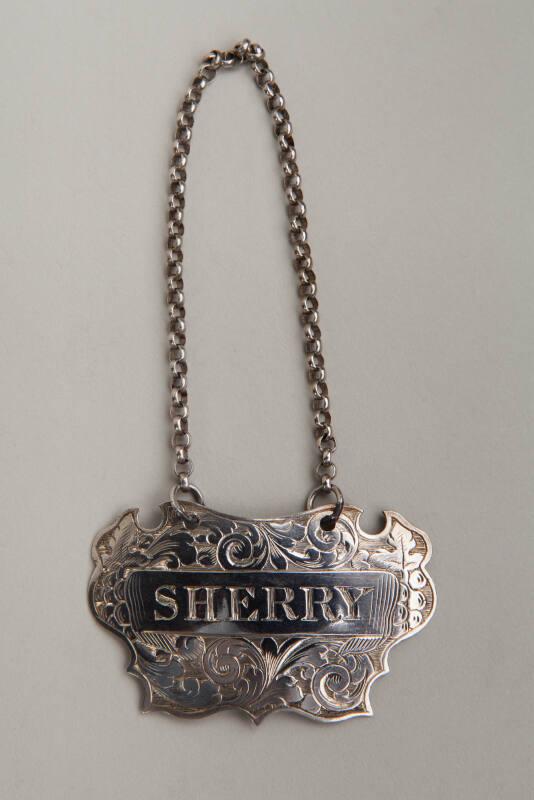 Sherry Decanter Label