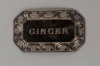 Ginger Decanter Label