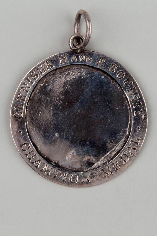 Athlete's Medal Awarded at the Glenisla Highland Games