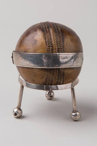 Silver Mounted Cricket Ball