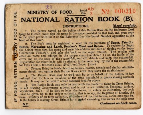 National Ration Book