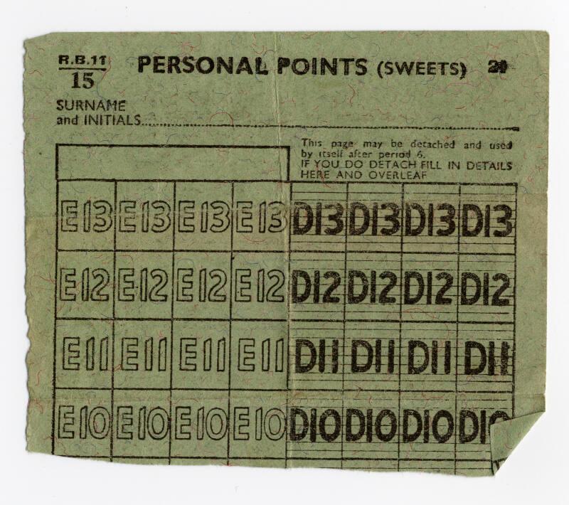 Personal Points (sweets)