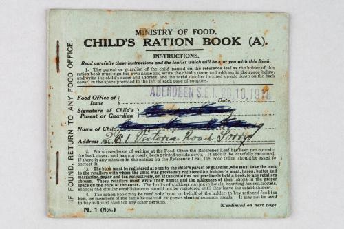 Child's Ration Book