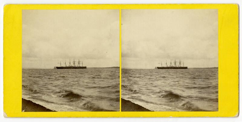 The Great Eastern in Southampton Water (INSTANTANEOUS.) No.221 by George Washington Wilson