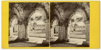Fountains Abbey - The Chapter House. No.548 by George Washington Wilson