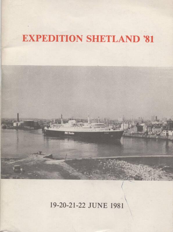 Expedition Shetland '81