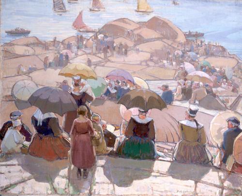 The Fisherman's Regatta, Brittany by David Macbeth Sutherland