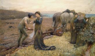 The Princess And The Ploughman by  George John Pinwell