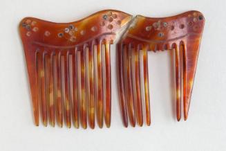 Faux Tortoiseshell Ornamental Hair Comb