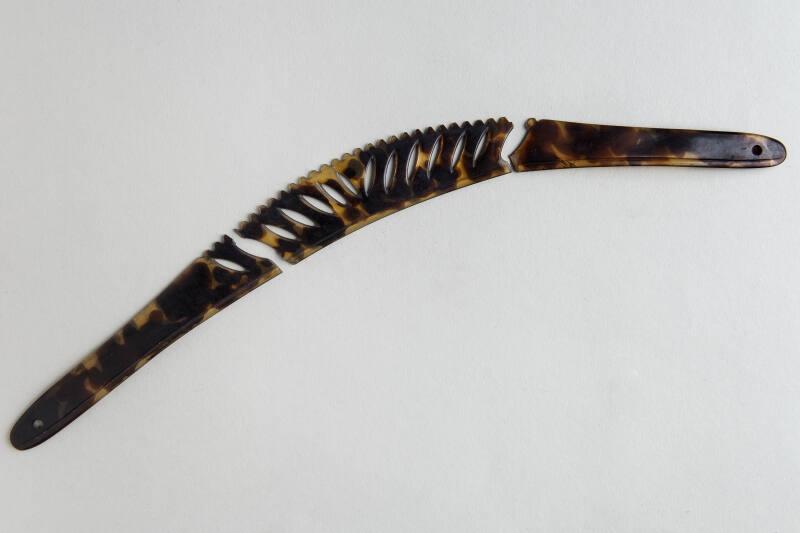 Faux Tortoiseshell Ornamental Hair Accessory