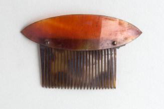 Faux Tortoiseshell Ornamental Hair Comb