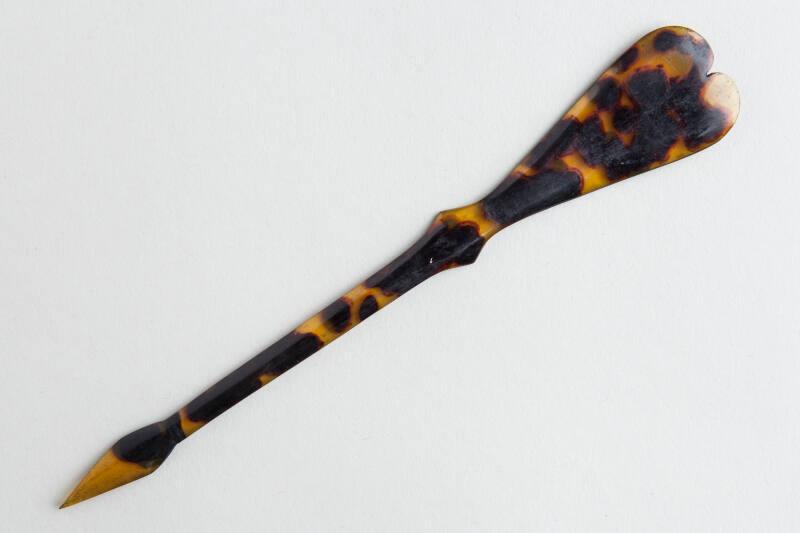 Faux Tortoiseshell Ornamental Hair Pin