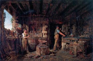 The Blacksmith's Forge by Alfred Provis