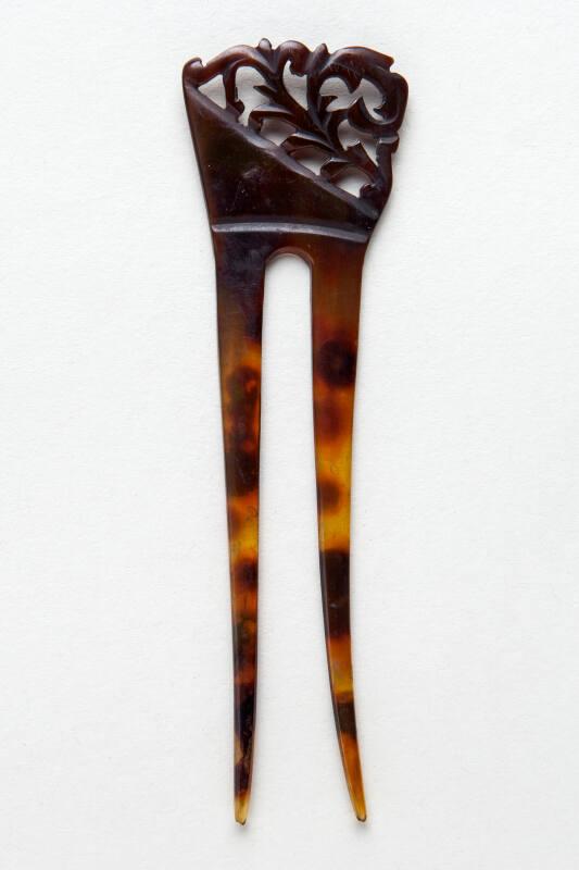 Faux Tortoiseshell Ornamental Hair Pin