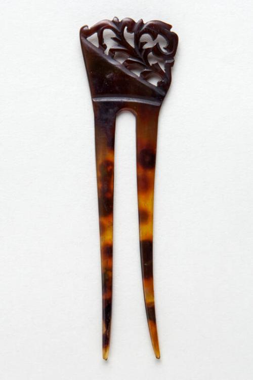 Faux Tortoiseshell Ornamental Hair Pin