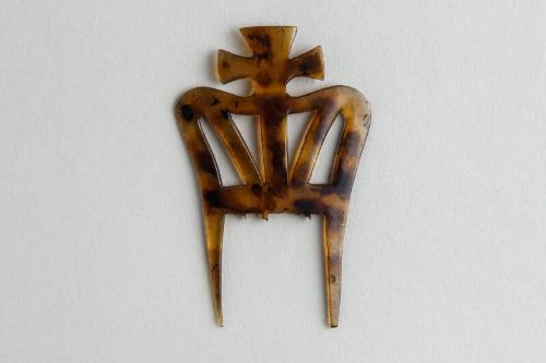 Faux Tortoiseshell Ornamental Hair Pin