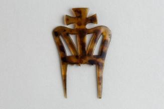 Faux Tortoiseshell Ornamental Hair Pin