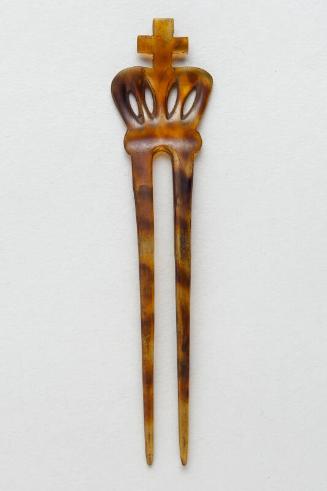 Faux Tortoiseshell Ornamental Hair Pin