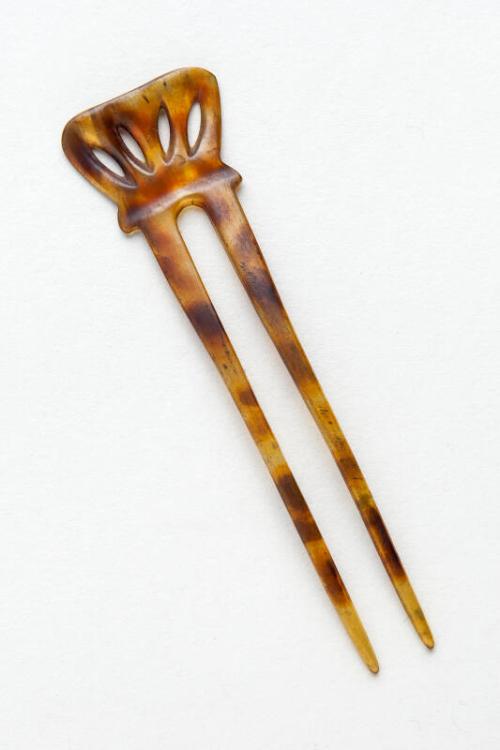 Faux Tortoiseshell Ornamental Hair Pin