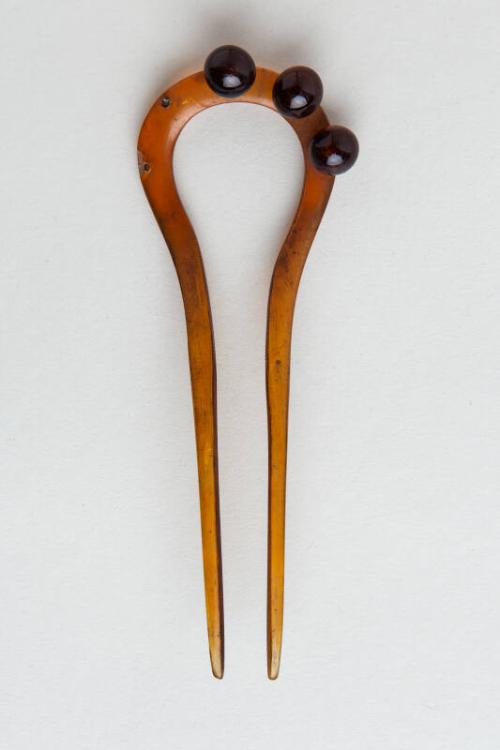 Faux Tortoiseshell Ornamental Hair Pin