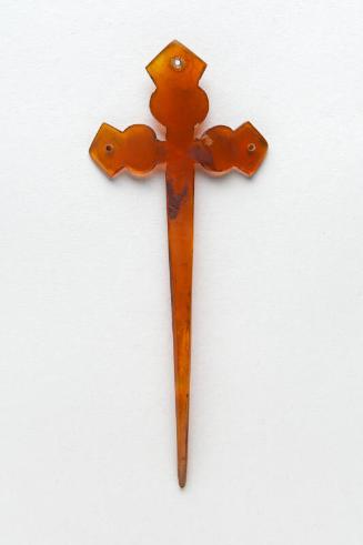 Faux Tortoiseshell Ornamental Hair Pin