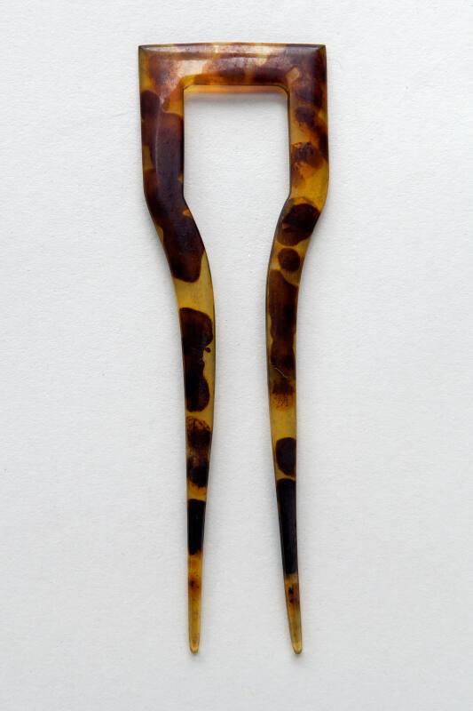 Faux Tortoiseshell Ornamental Hair Pin