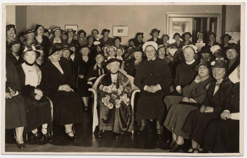 Matron Marget Husband at Reunion with Former Matron Mrs Strong