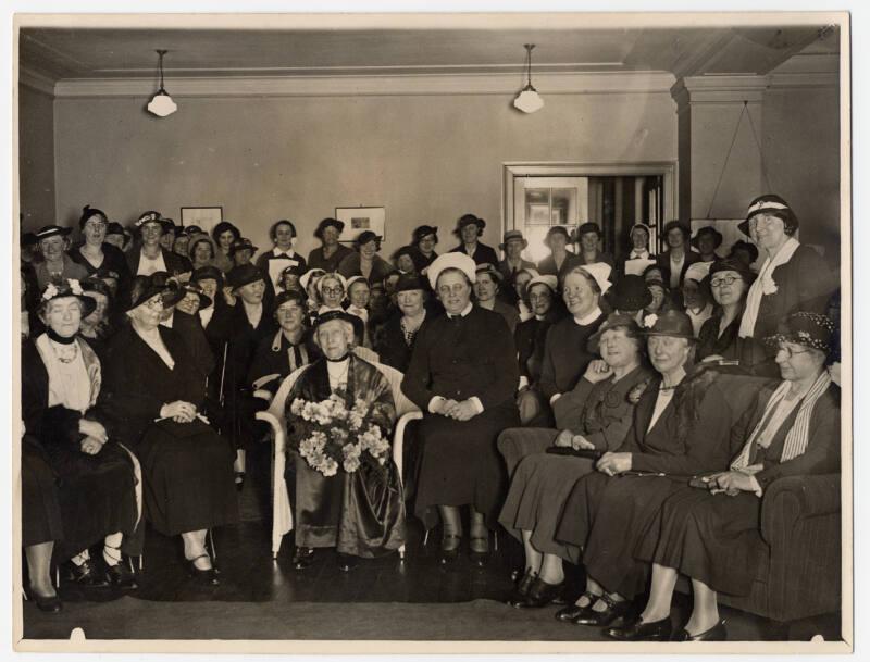 Matron Marget Husband at Reunion With Former Matron Mrs Strong