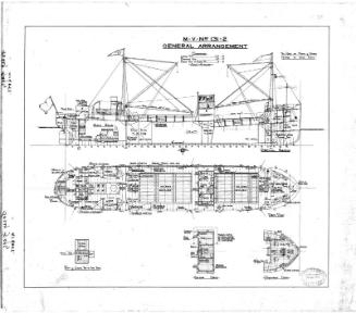 general arrangement plan of the cargo vessels Jolly Nights and Jolly Days