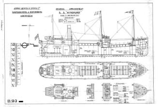 general arrangement plan of the coaster Wyndhurst